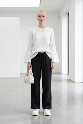 Elastische Taille Rechte Broek