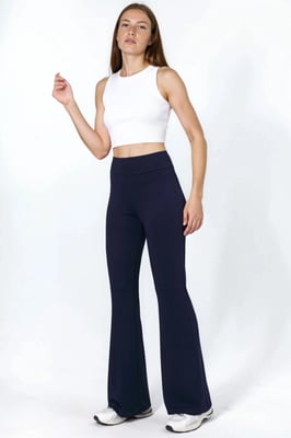 Hoge Taille Modal Touch Flared Leggings