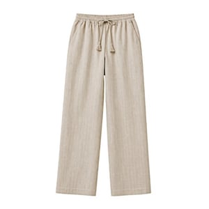 Elvira Collections Broek jessie sand/stripe linen