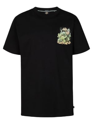Petrol Industries - Jongens T-shirt met rugprint Corrido - Zwart