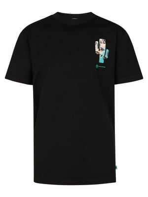 Petrol Industries - Jongens T-shirt met rugprint Sol - Zwart