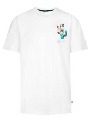Petrol Industries - Jongens T-shirt met rugprint Sol - Wit