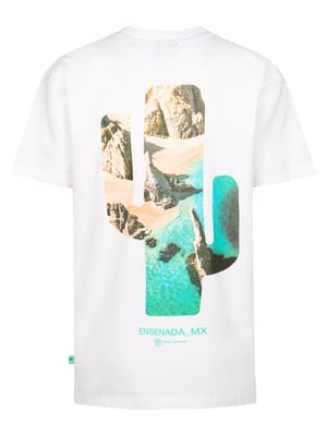 Petrol Industries - Jongens T-shirt met rugprint Sol - Wit