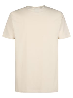 Petrol Industries - Heren Logo T-shirt Piedra - Wit