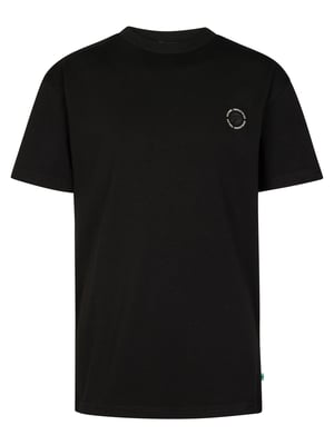 Petrol Industries - Jongens T-shirt met grafische rugprint Serape - Zwart