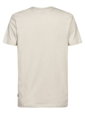 Petrol Industries - Heren Jersey T-shirt met print Oro - Wit