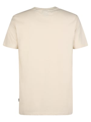Petrol Industries - Heren T-shirt met fotoprint Cometa - Wit