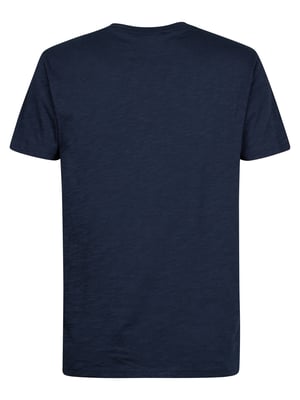 Petrol Industries - Heren Jersey T-shirt EclipseLuna - Blauw