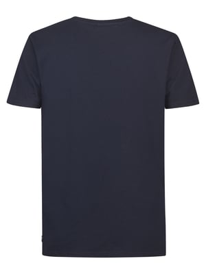 Petrol Industries - Heren Jersey T-shirt met print Oro - Blauw