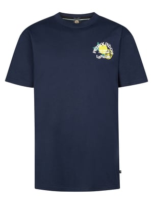 Petrol Industries - Jongens T-shirt met grafische rugprint Costa - Blauw