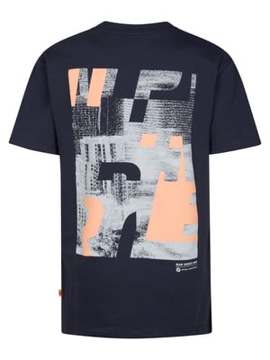 Petrol Industries - Jongens T-shirt met rugprint Charro - Blauw