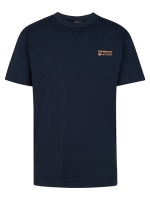 Petrol Industries - Jongens Jersey T-shirt met print Valle - Blauw