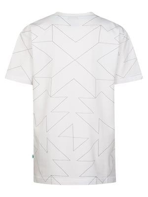 Petrol Industries - Jongens T-shirt met all-over print Luchador - Wit