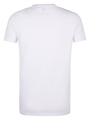 Petrol Industries - Heren 2-Pack Basic T-shirt V-Hals Legacy - Wit
