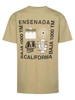 Petrol Industries - Jongens T-shirt met grafische rugprint Sombrero - Oranje