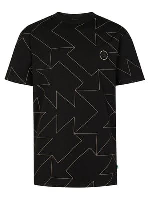 Petrol Industries - Jongens T-shirt met all-over print Luchador - Zwart