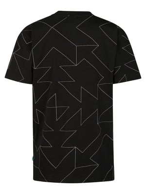 Petrol Industries - Jongens T-shirt met all-over print Luchador - Zwart