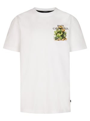 Petrol Industries - Jongens T-shirt met rugprint Corrido - Wit