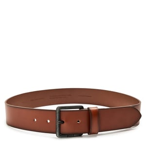 Accessories Boss Leather Pin Buckle Belt in Medium Brown