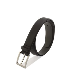 Accessories Boss Leather Pin Buckle Belt with Logo in Black