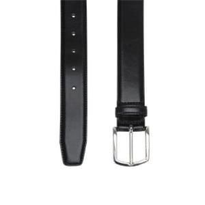 Accessories Boss Leather Pin Buckle Belt with Logo in Black