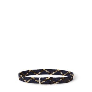 Accessories Osprey Sam Wov Belt in Nvy/Brn