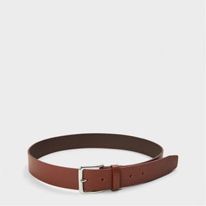 Accessories Boss Leather Pin Buckle Belt in Medium Brown