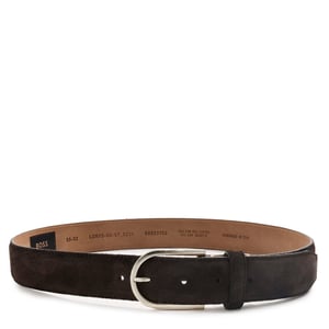Accessories Boss 35mm Pin Buckle Leather Belt in Dark Brown