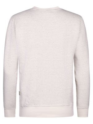 Petrol Industries - Heren Sweater met ronde hals Rapido - Wit