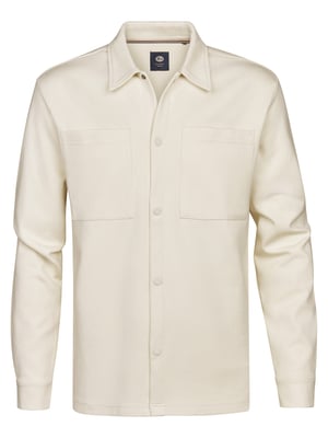 Petrol Industries - Heren Overshirt van sweatstof Camino - Wit