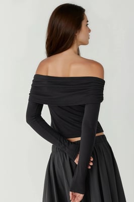 Schouderloze Gelaagde Blouse