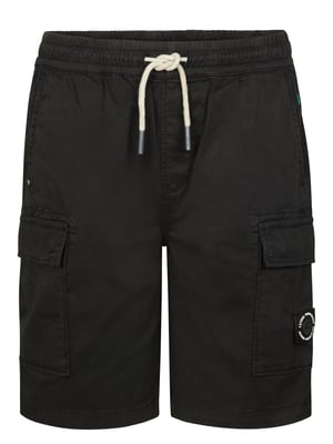 Petrol Industries - Jongens Relaxed Cargo Short Bahia - Zwart