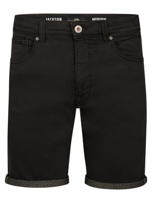 Petrol Industries - Heren Jackson Gekleurde Denim Short Coconut - Zwart