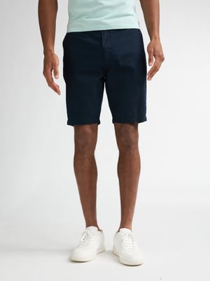 Petrol Industries - Heren Linen blend chino short Dune - Blauw