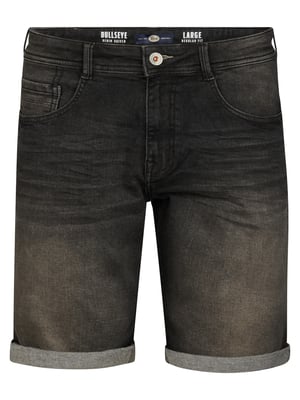 Petrol Industries - Heren Bullseye Regular-fit Jeans Short DesertFox - Zwart