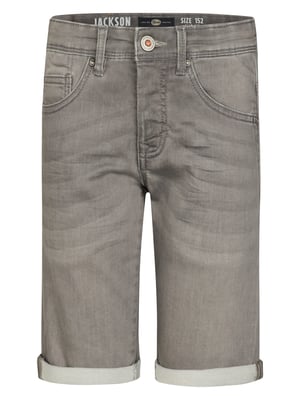 Petrol Industries - Jongens Jackson denim jogger short Gonzaga - Grijs