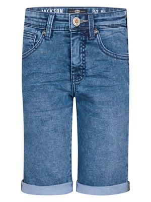 Petrol Industries - Jongens Jackson denim jogger short Gonzaga - Blauw