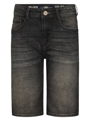 Petrol Industries - Jongens Bullseye Regular Fit Denim Short SanFelipe - Zwart