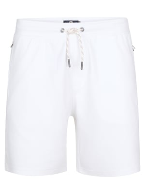Petrol Industries - Heren Plus Size Sweat short Horizon - Wit