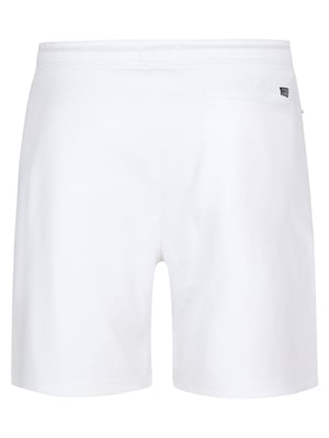 Petrol Industries - Heren Plus Size Sweat short Horizon - Wit