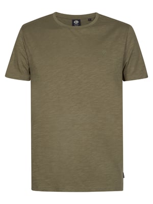 Petrol Industries - Heren Jersey T-shirt EclipseLuna - Groen