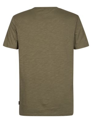 Petrol Industries - Heren Jersey T-shirt EclipseLuna - Groen