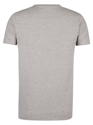 Petrol Industries - Heren 2-Pack Basic T-shirt V-Hals Legacy - Grijs