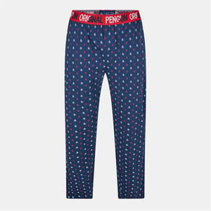 Men's Penguin Jersey Pyjama Pants in Blue