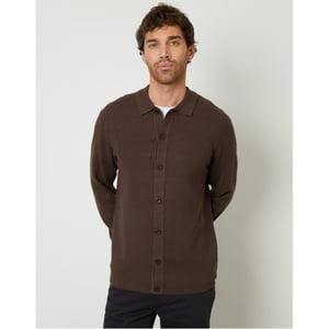 Men's Threadbare Button Blossom Regular Fit Shirt in Java