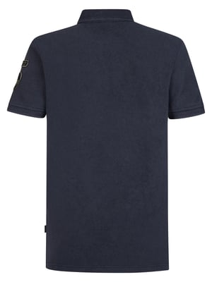 Petrol Industries - Heren Piqué polo Tracción - Blauw