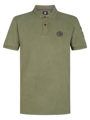 Petrol Industries - Heren Piqué polo Tracción - Groen