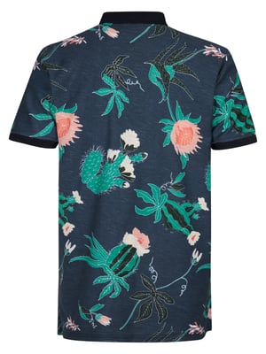 Petrol Industries - Heren Piqué polo Nitro - Blauw