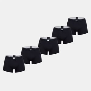 Men's G Star Summit 5 Pack Plain Design Boxer Brief in Black