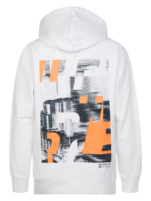 Petrol Industries - Jongens Gebreide hoodie met print Chapala - Wit